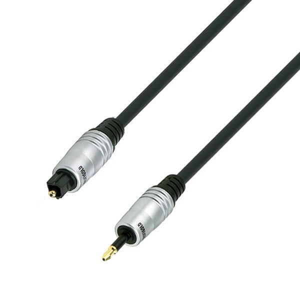 Profigold - Cavo digitale fibra ottica Miniplug 3,5mm M > Toslink M 1,5mt [PGD582]
