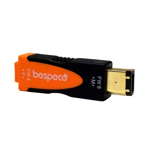 Bespeco - Silos - Adattatore Firewire IEEE 1394 6 poli M > IEEE 1394 4 poli F [SLAD635]