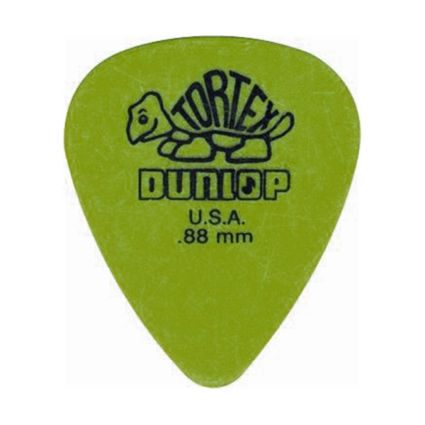 Dunlop - [418R.88] Plettro Tortex Standard Green .88mm