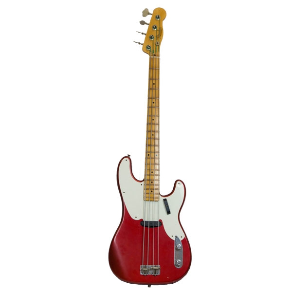 Fender - [9216100021] 1955 Precision Bass Relic Can Red YS