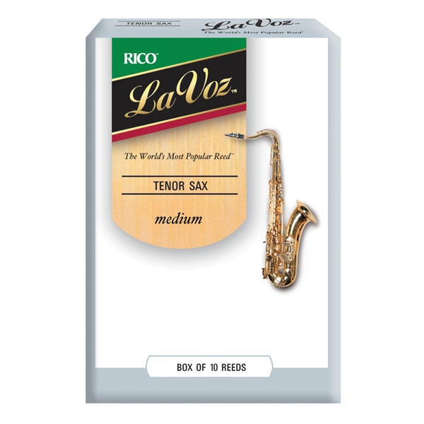 Rico - La Voz - RKC10MD Ance per Sax Tenore Medium, 10 pezzi
