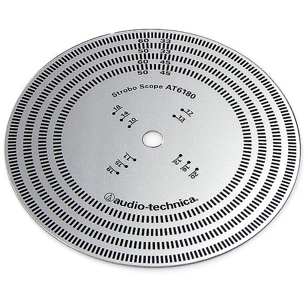 Audio Technica - [AT6180] Disco stroboscopico per controllo giradischi