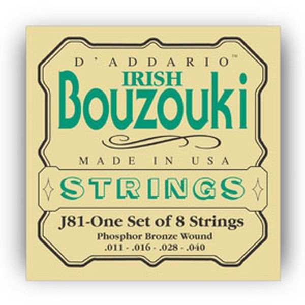 D'Addario - [J81] Muta 8 corde per Bouzouki Irlandese