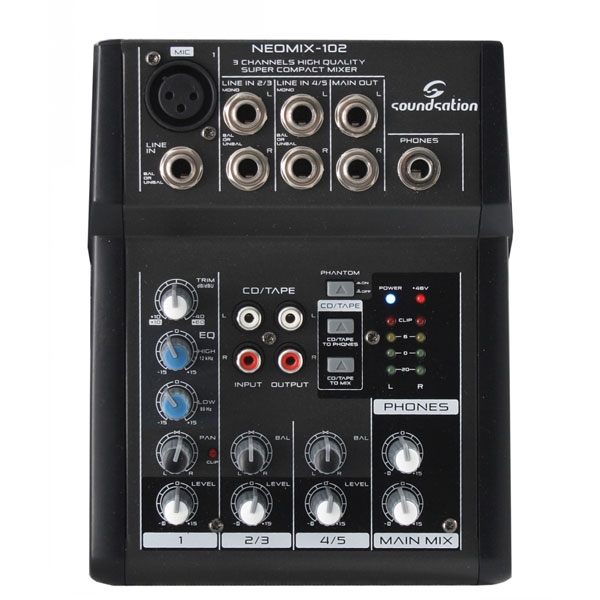 Soundsation - [NEOMIX 102] Mixer 5 canali