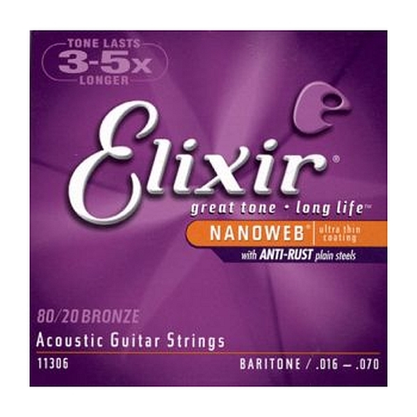 Elixir - [11306] BARITONE - Muta corde x chitarra acustica (016-070)    
