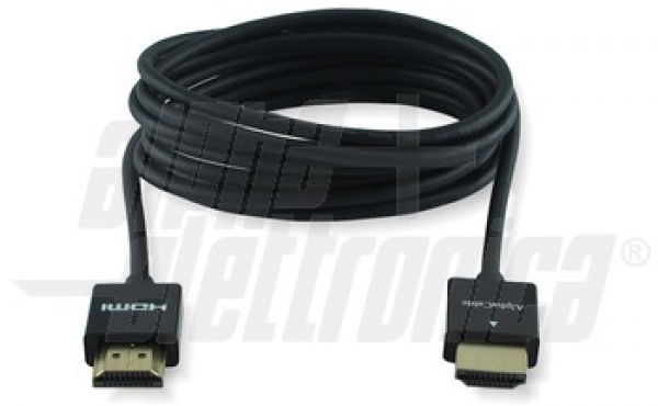 Alpha Elettronica - [93-593/2B] Cavo Slim HDMI M/M Nero 2m