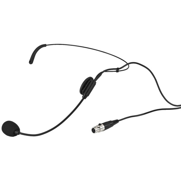 Monacor International - [HSE-72] Microfono Headset Electret Con Mini XLR 3 Poli