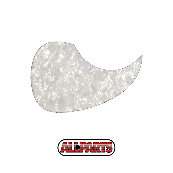 Allparts - PG 0090-055 - Battipenna x chit. acustica - White Pearloid