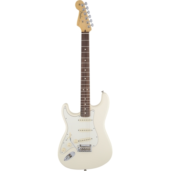 Fender - American Standard - [0113020705] Stratocaster Mancina Olympic White, Rosewood Fingerboard