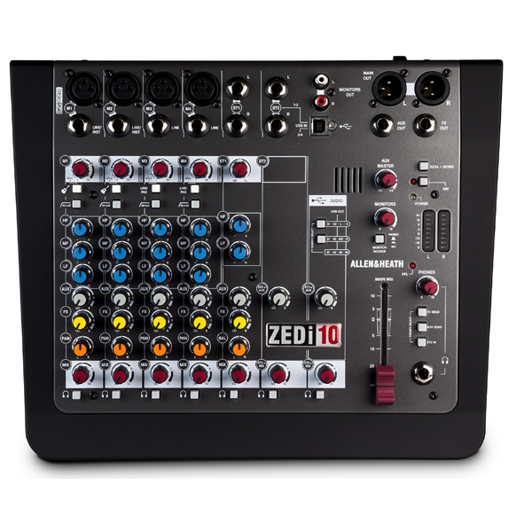 Allen & Heath - Zed - [ZEDI-10] Mixer con interfaccia audio USB 4 in/out