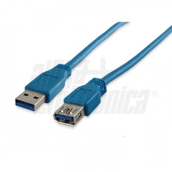 Alpha Elettronica - 95-605/2B CAVO USB3 M/F TYPE A TO TYPE ABLU 2,0 M