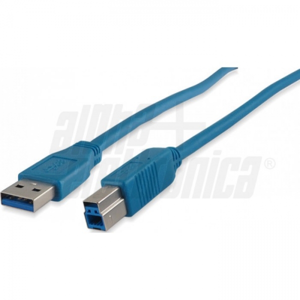 Alpha Elettronica - 95-607/2B CAVO USB3 M/M TYPE A TO TYPE BBLU 2,0 M