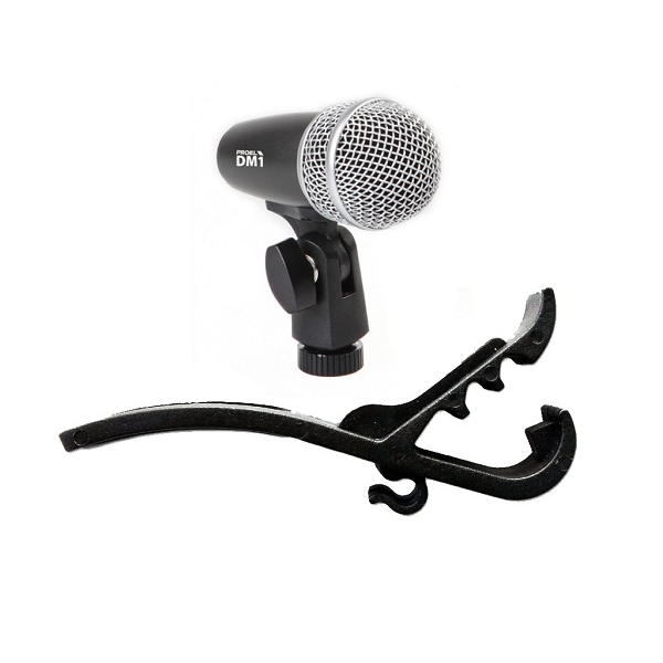Proel - DM1 Microfono per Tom con Supporto 