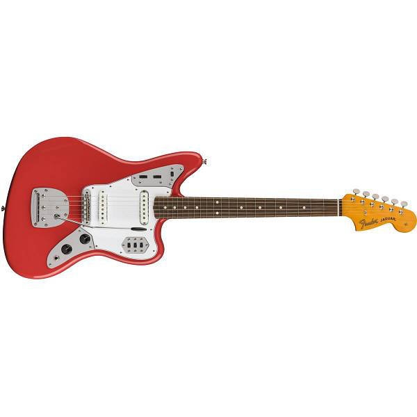 Fender - 0141233740 - 60 JAGUAR LACQUER PF FIESTA RED